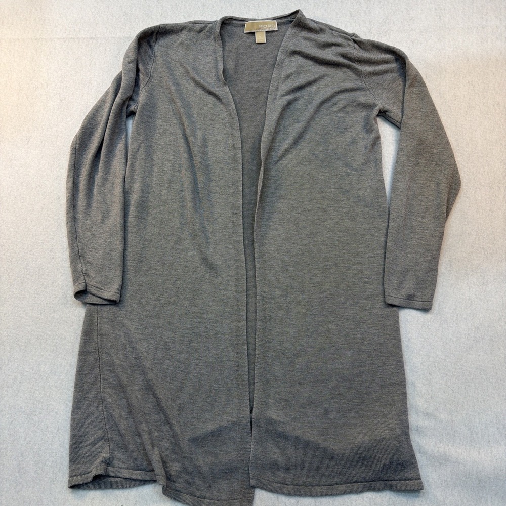 Michael Kors, Gray Cardigan, Size Medium 100% Viscose